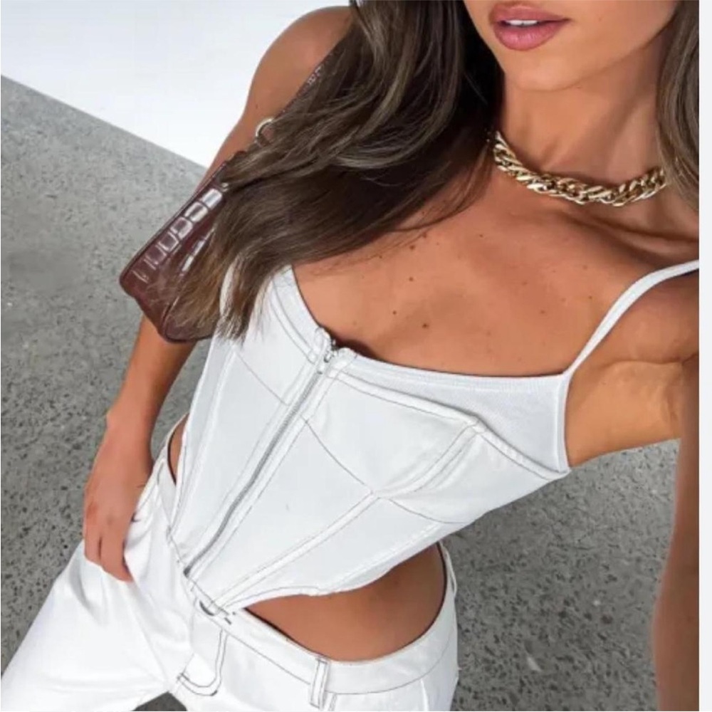 White Fox Boutique White Camisole Top